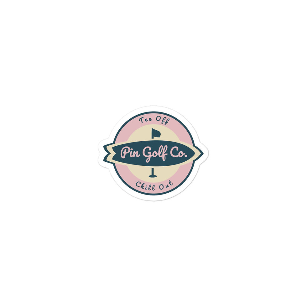 Tee Off Chill Out Sticker