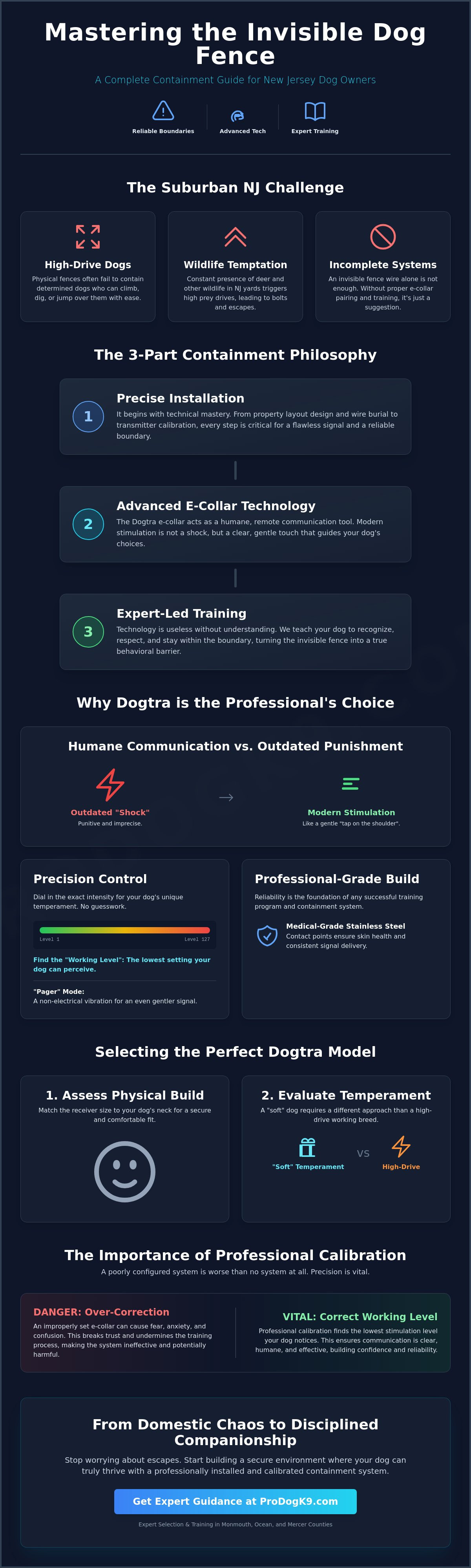 Choosing the right Dogtra e-collar for your dog NJ