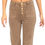 Thumbnail: Jeansbroek wide leg stretch taupe