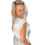 Thumbnail: T-shirt met detail aan mouw beige