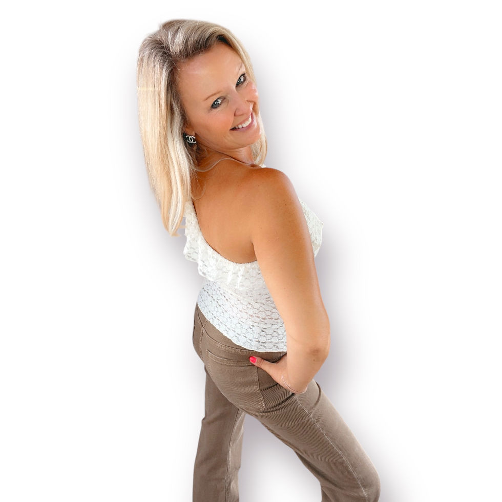 Thumbnail: Assymetrische blouse met lange mouw ecru