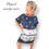 Thumbnail: Blouse/jurk marine wit