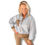 Thumbnail: Blouse gestreept lichtblauw met details leopard