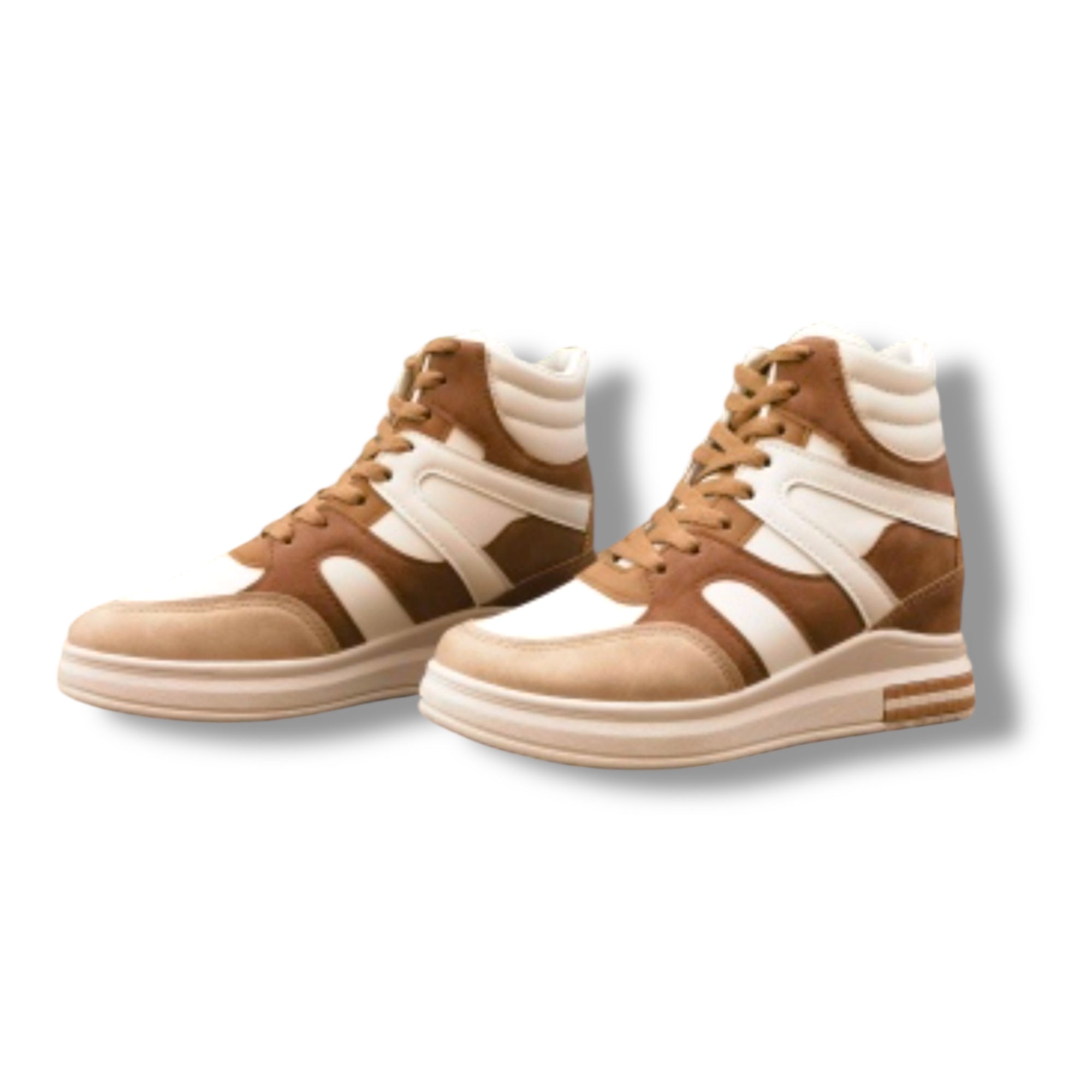 Veterlaarsjes winter camel/ecru