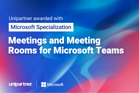 Unipartner Earns Meetings and Meeting Rooms for Microsoft Teams Specialization