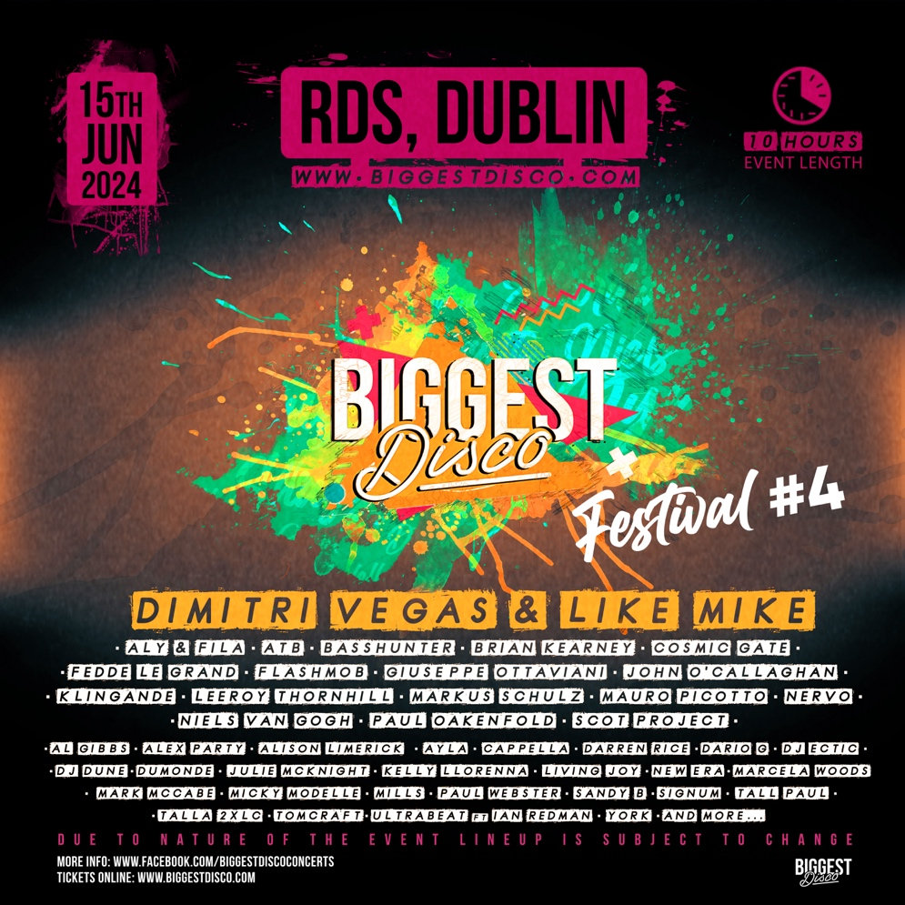 Get Ready to Groove -The Biggest Disco Festival is back! June 15th at ...