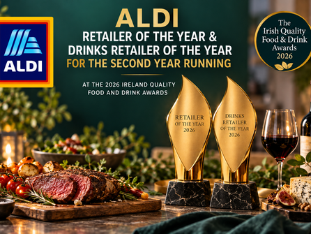 ALDI Awarded Retailer of the Year and Drinks Retailer of the Year for Second Year Running at 2026 Ireland Quality Food and Drink Awards