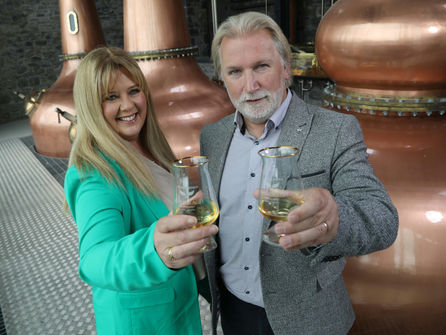 Ahascragh Distillery turns Irish Whiskey green in time for St. Patrick’s Day!