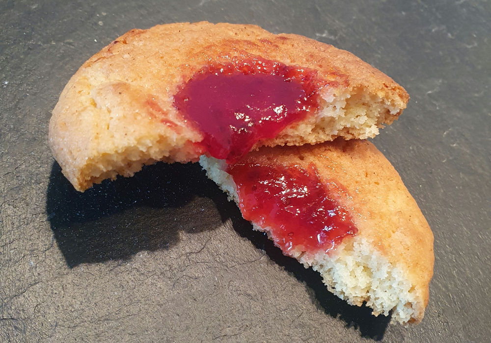 Strawberry Jam 'Thumbprint' Biscuits Recipe