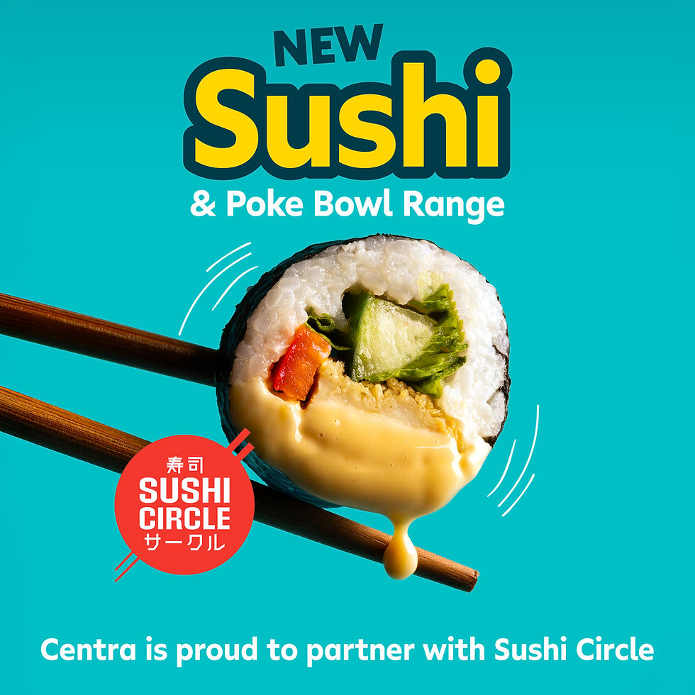 Sushi Circle is Now Available at Centra
