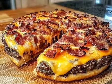 Giant Burger Pizza recipe