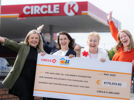Circle K Customers, Colleagues & Partners Raise €175,513 for Jack and Jill Children’s Foundation