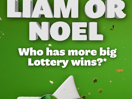 Oasis Showdown Continues: Noels Winning National Lottery 18% More Often Than Liams!