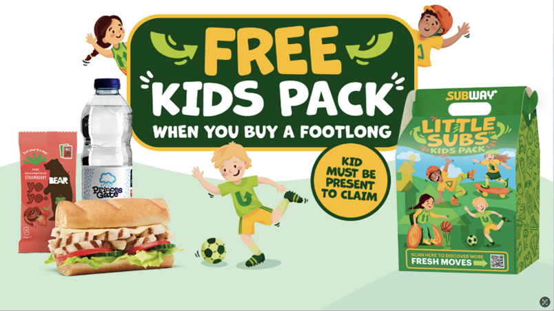 Kids Eat Free Deal returns to Subway® this August to help Families fuel Summer Fun