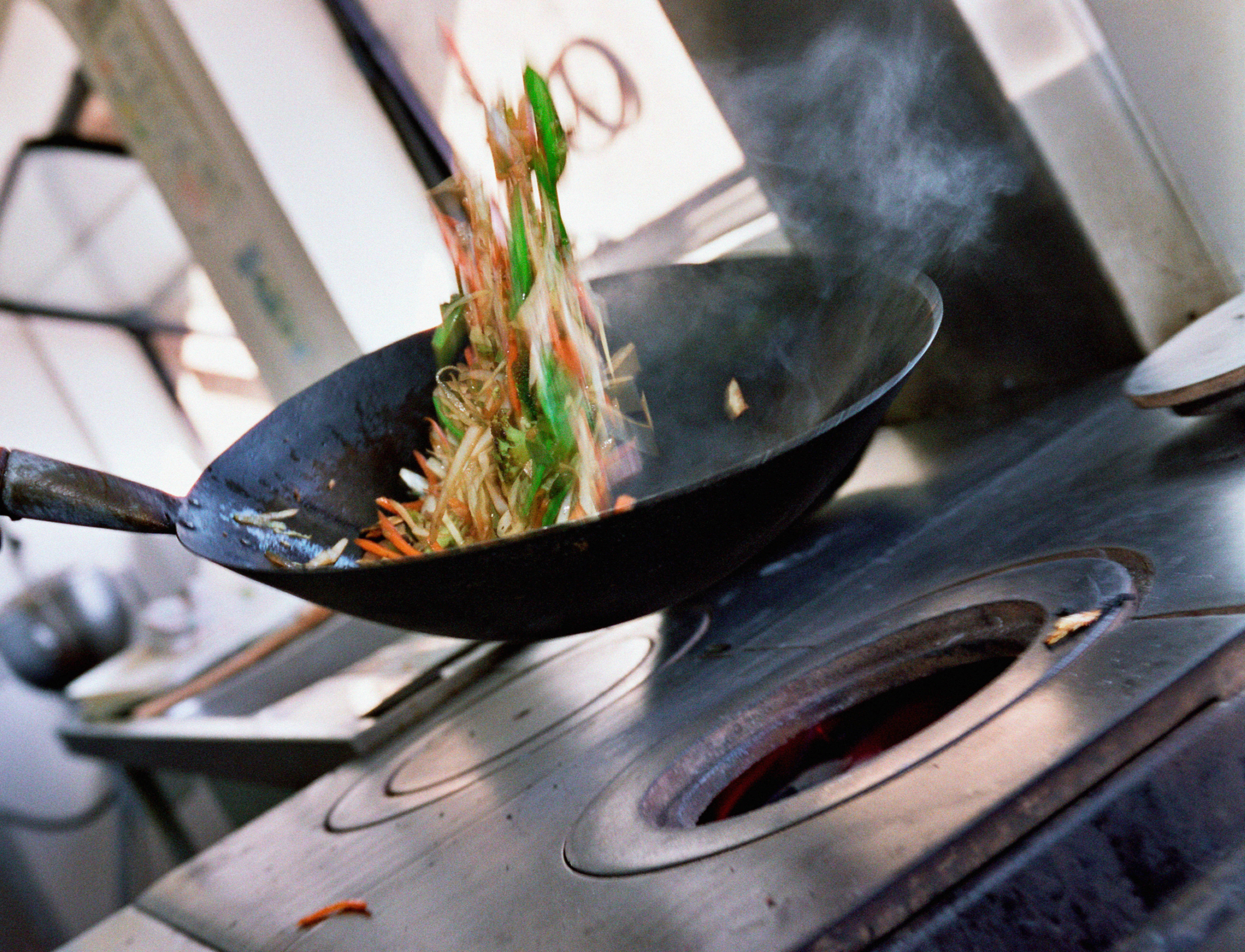 Arranged Food and Objects