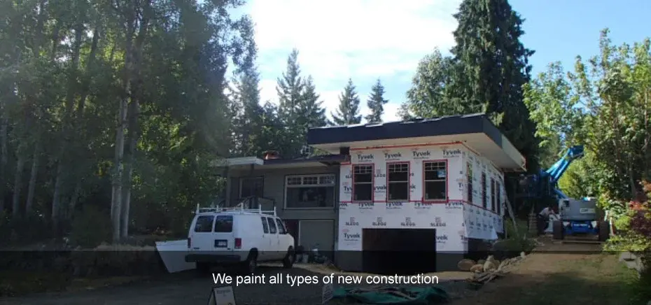 We paint all types of new construction