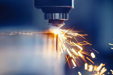 Precision laser cutting in steel fabrication process