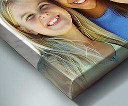 Canvas print of two smiling women