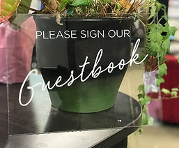 PLEASE SIGN OUR Guestbook