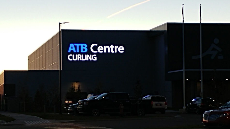 ATB Centre Curling LED sign
