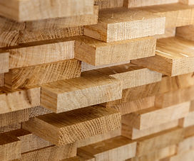 A pile of lumber