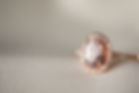Rose gold engagement ring with oval pink gemstone