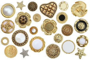 Gold buttons