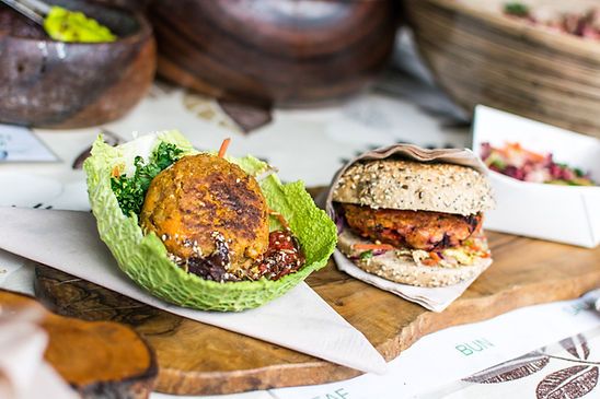 Hälsosam Vegetariskt Burger