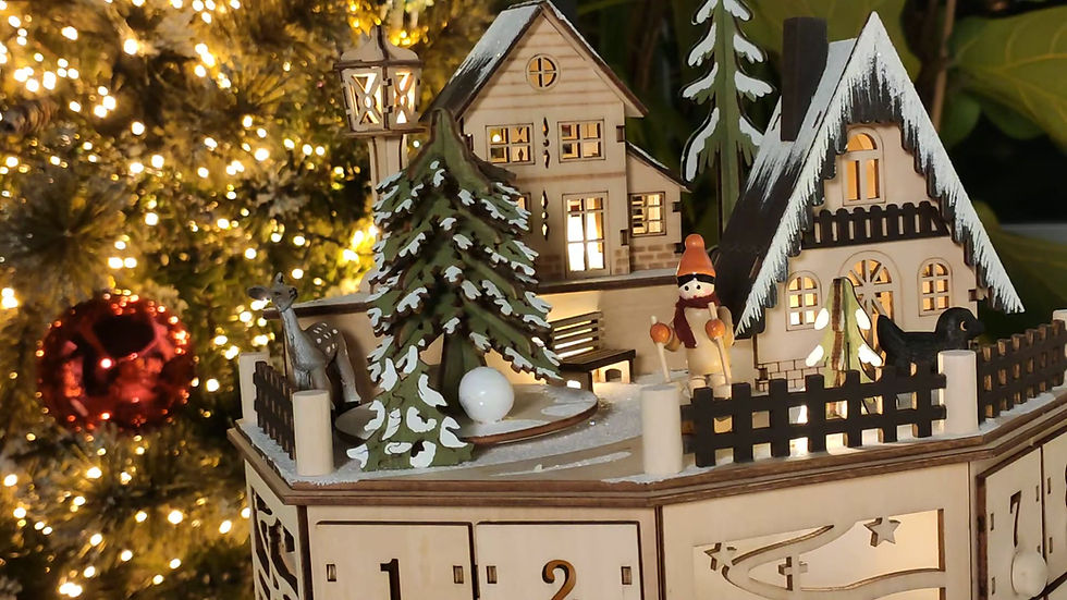Miniaturebillede: Julekalender med bevægelse, lys og musik