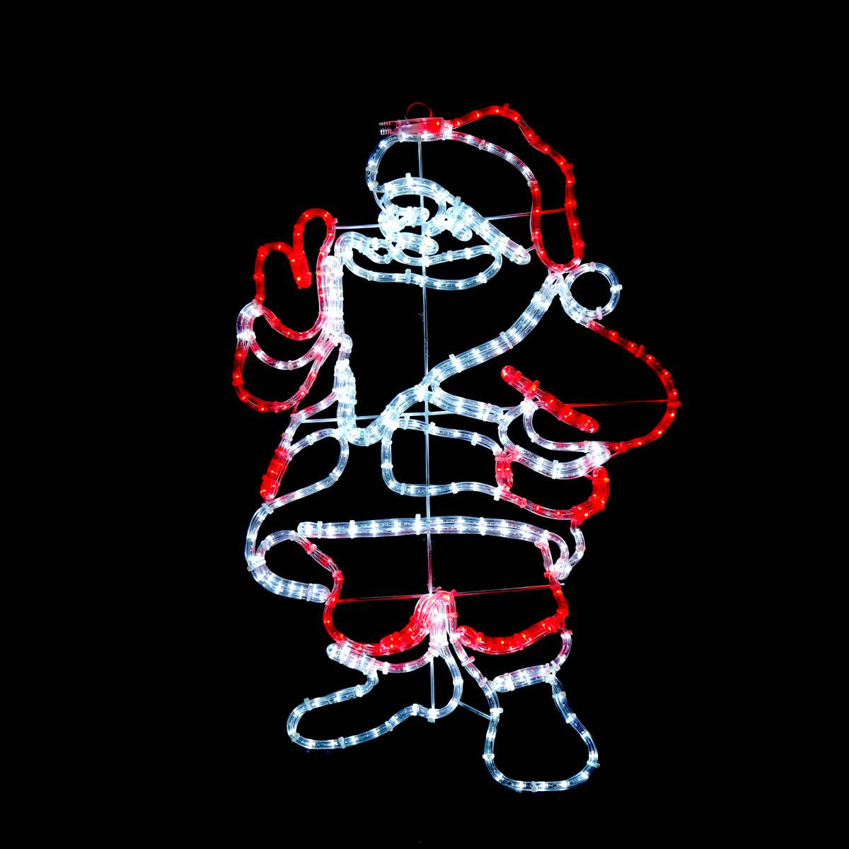 Julemand med tommel op 88x55cm