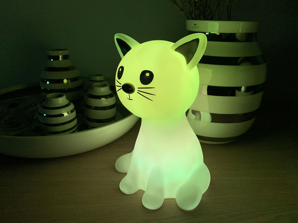 Miniaturebillede: Farveskiftende led kat