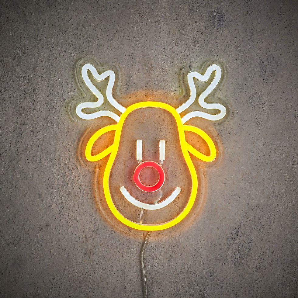 Rensdyr neon led USB