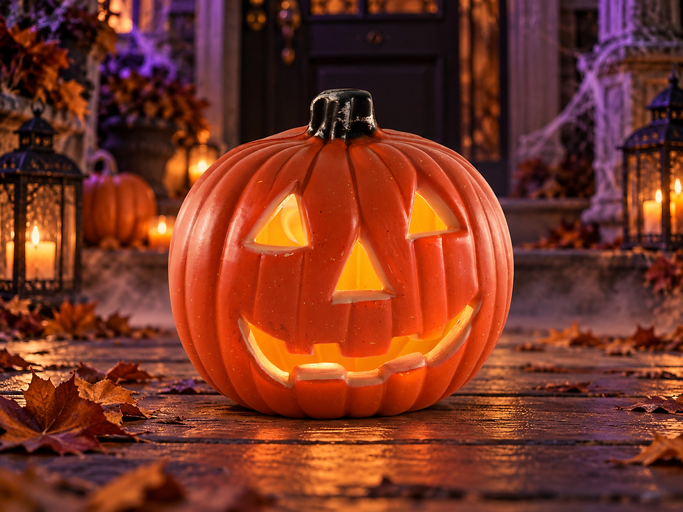LED Jack O’Lantern græskar 20 cm