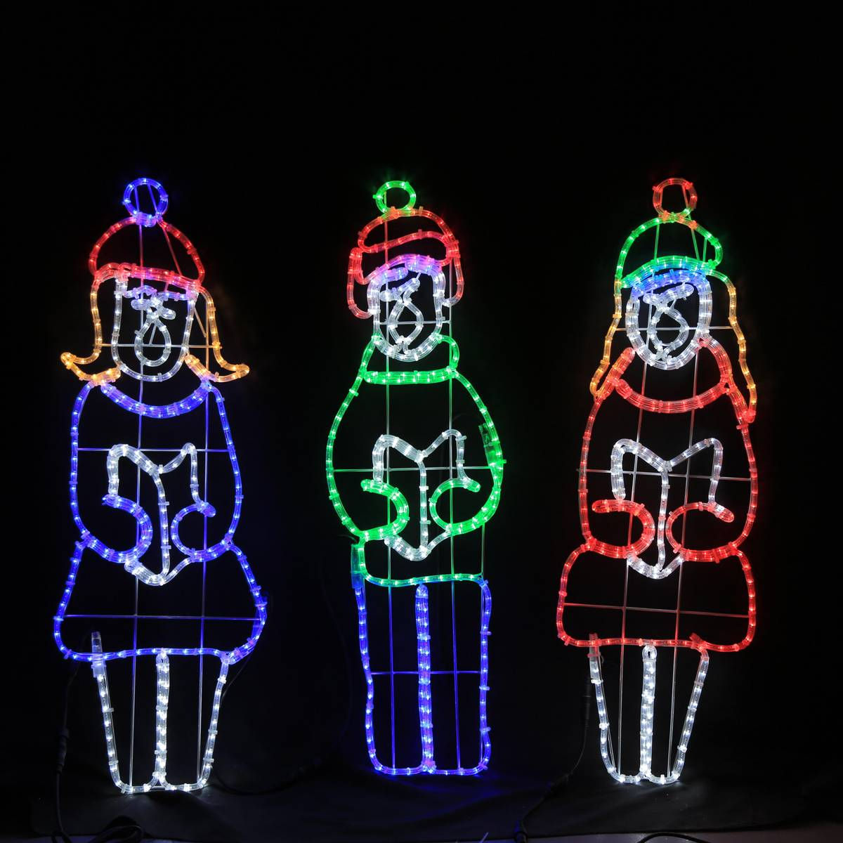 Kor med 3 som synger 110x100cm