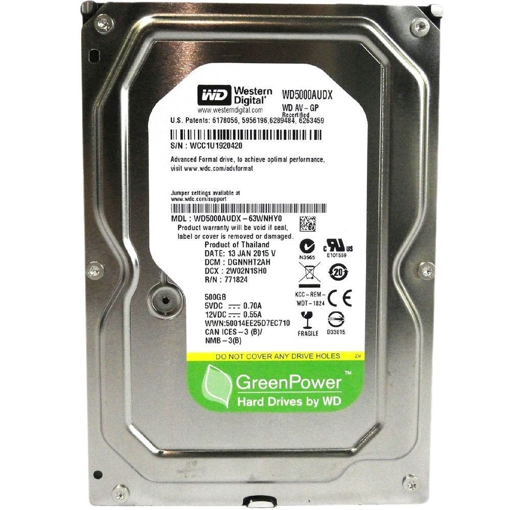 Western Digital 500GB 3.5" HDD