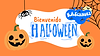 Halloween Would You Rather Questions Quiz in Yellow Black White Illustrative Style .png