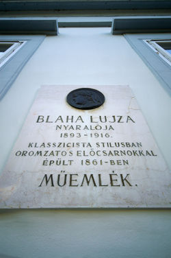 Balatonfüred századelős belvárosa