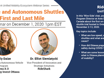 Electric and Autonomous Shuttles for the First and Last Mile