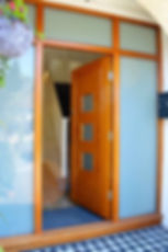 A 'Turin' Oak door & glazed with frosted glass - West Kirby, Wirral - D K JOINERY - WIrral, Merseysi