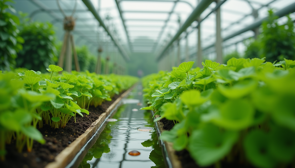 thriving aquaponic system 
