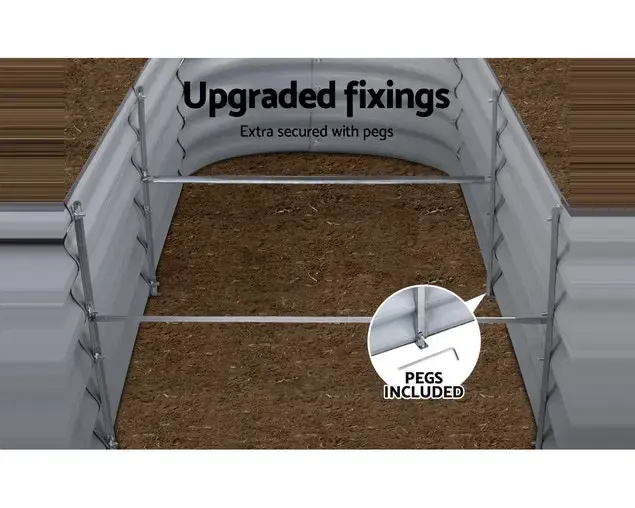 Thumbnail: Large Oval Raised Garden Bed
