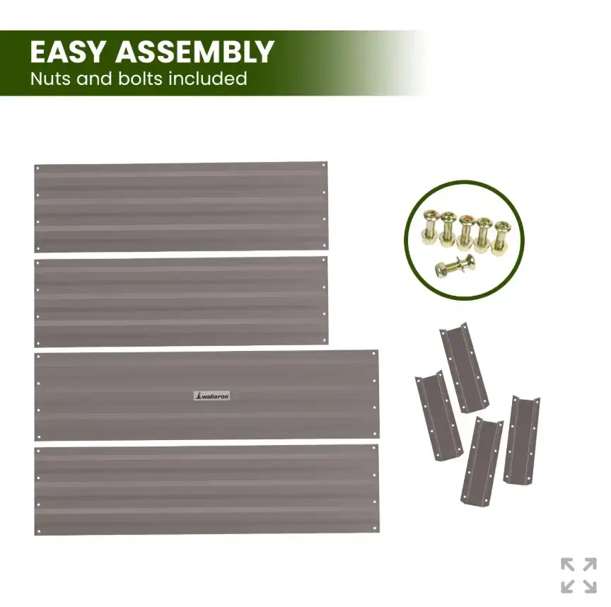 Thumbnail: UrbanGrow 120 Raised Garden Bed GREY