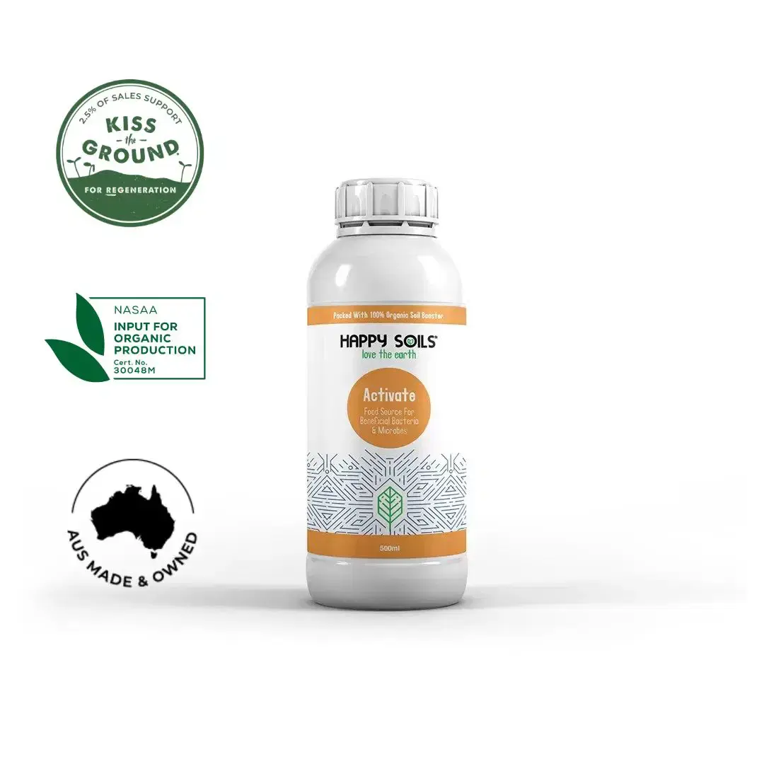 Happy Soils Activate - Carbon & Microbe Booster