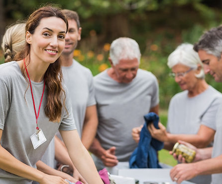 Photo of a group volunteering | Daniel James Consulting | award-winning full-service consulting and creative agency