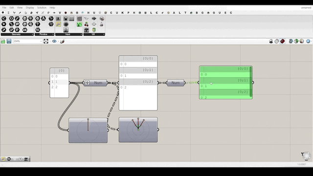 Step 4: Grasshopper data trees