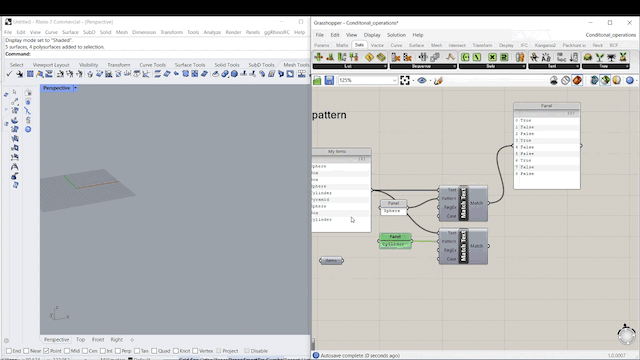 Step 6: Cull pattern in Grasshopper