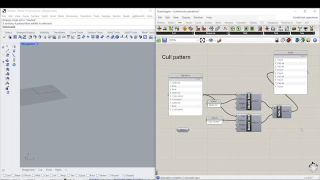 Step 7: Cull pattern in Grasshopper
