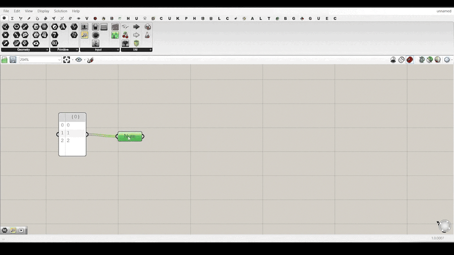 Step 2: Grasshopper data trees