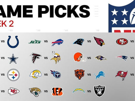 Monfreda's Picks: Week 2 NFL