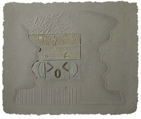 《器形系列Ⅰ-2 Series of Battles Ⅰ-2 》118×99cm紙漿、鉛筆 Paper Pulp,Pencil2004.jpeg
